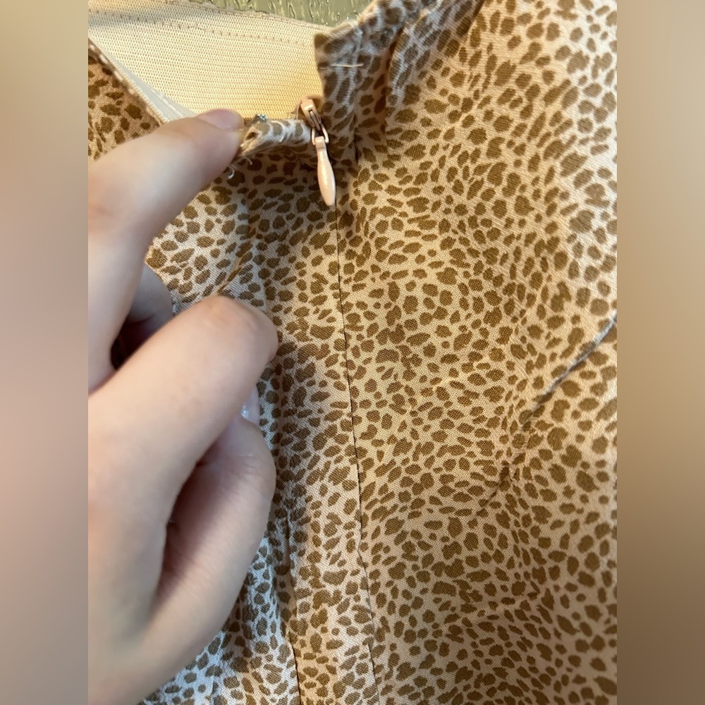 American Eagle Leopard Print Midi Skirt - Picture 8 of 9